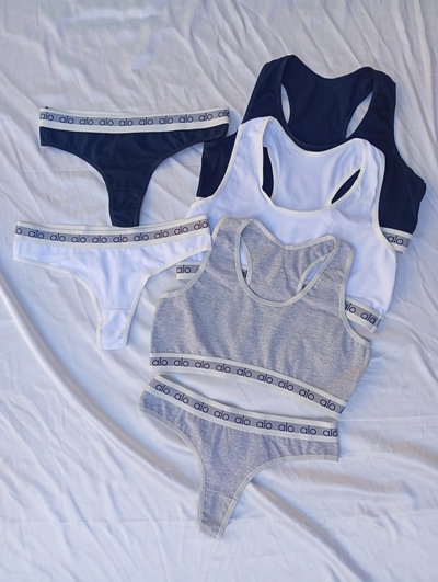 Conjunto deportivo ALO top + less (6392)