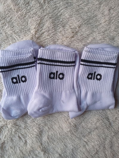 Tennis "ALO" BLANCA, LETRAS NEGRAS. Adulto. LC