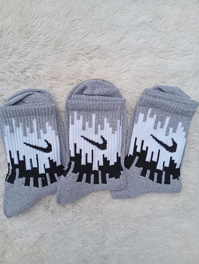 Tennis NIKE PIXEL GRIS BLANCO NEGRO. GRIS, Adulto, Algodon