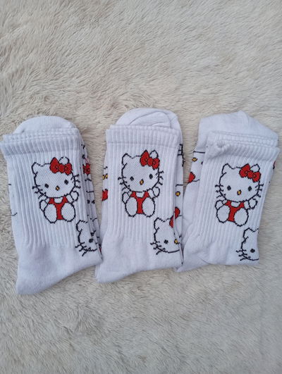 Tennis HELLO KITTY CON CARITAS. Adulto, Algodon