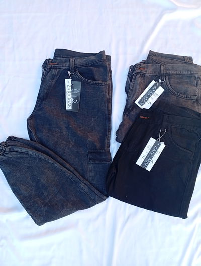 Jogger Mom cargo rígido hombre, Zara Man del t46 al t54