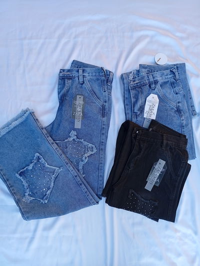Jean Wide Leg Estrella dama Zara Man, t36 al t46