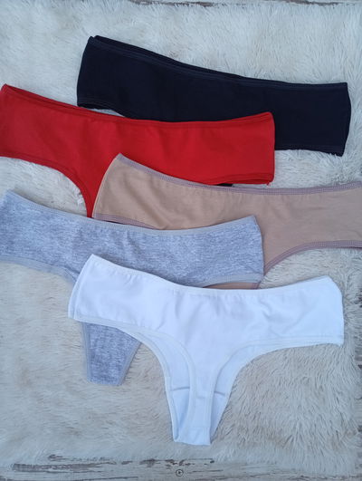 Culot-less algodon con lycra colores clasicos