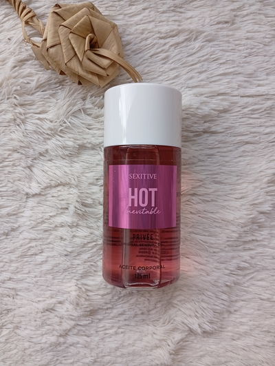 Aceite para masajes sexitive hot inevitable Prive
