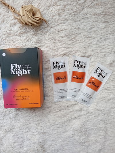Gel lubricante fly night sobre x1 BABA DEL DIABLO Gel diabólico 