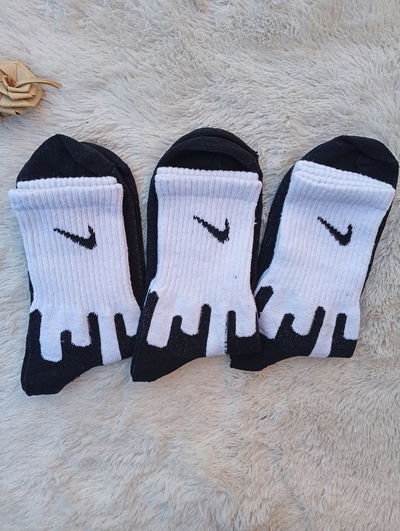 Tennis nike HELADO BLANCO CON NEGRO. Adulto. Algodon
