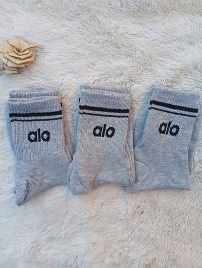 Tennis "ALO" GRIS, LETRAS NEGRAS. Adulto. LC