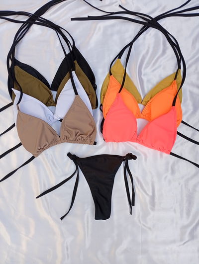 Bikini triangulito clasic, colores lisos