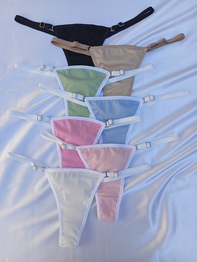 Less regulable morley colores con puntilla. NS