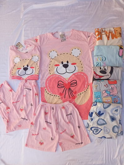 Pijama 4 piezas ALGODON importado LINDELUCY BY D'LIRIO FXSY-4002
