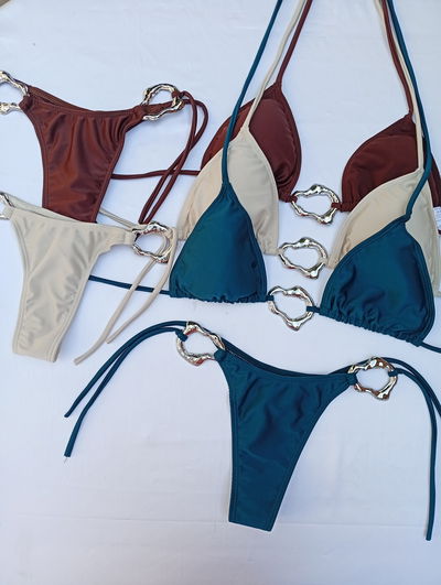 Bikini triangulito, avío diseño colores temporada