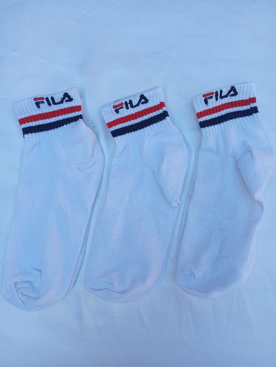 Soquete 1/4 FILA BLANCO, Adulto, Algodon