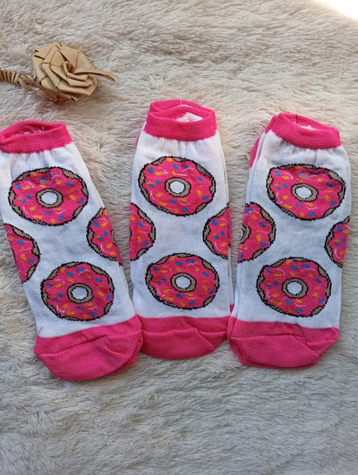 Soquetes Donitas / donas. Adulto 