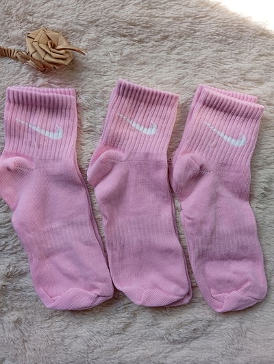 1/4 Nike ROSA CLARO LISA. Adulto. LC