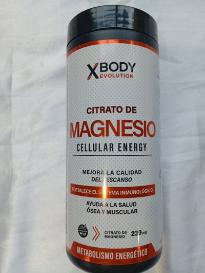 Citrato de magnesio XBODY 120 capsulas Sup. 0027