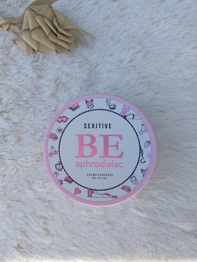 CREMA CORPORAL SEXITIVE BE PERFUMADA CON FEROMONAS Y GLITTER 200gr. 5106. A