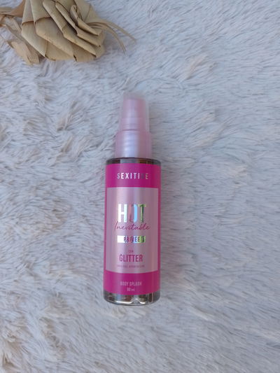 Perfume BODY SPLASH SEXITIVE HOT INEVITABLE PRIVEE CON GLITTER 60ml