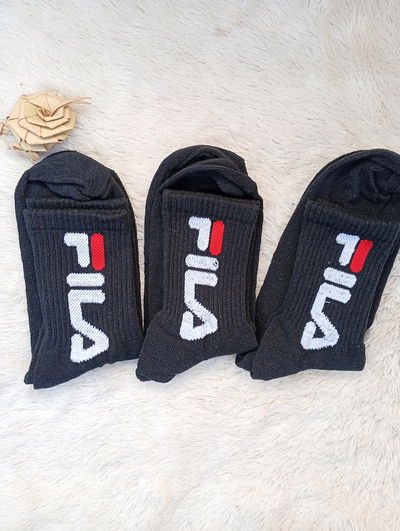 Tennis FILA NEGRO, Adulto. Algodon