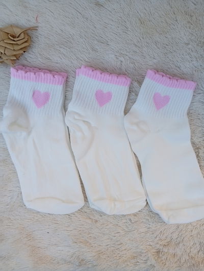 1/4 corazon rosa. Adulto. LC