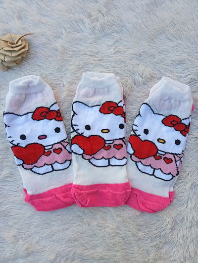 Soquetes Hello kitty, blanco. Adulto