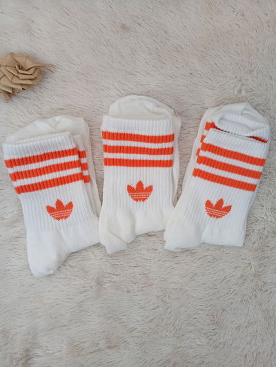 Adidas BLANCA RAYA NARANJA. Adulto. LC