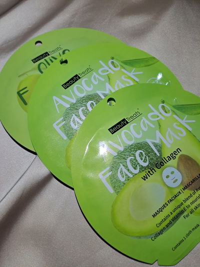 Mascarillas faciales de Oliva & Palta