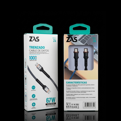 Cable trenzado c-c Z4 x10 Unidades