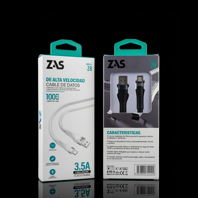 Cable Alta Velocidad USB Z8 x10 unidades