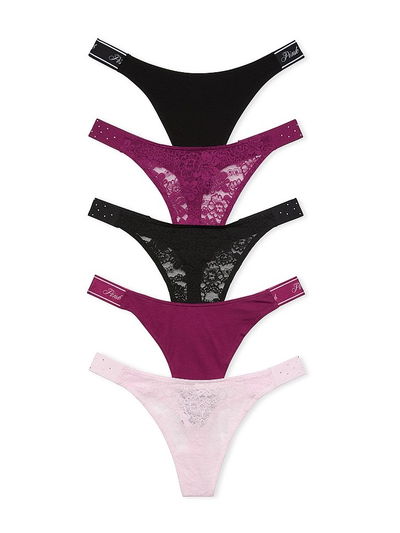 PACK X5 LESS PINK VICTORIA'S SECRET