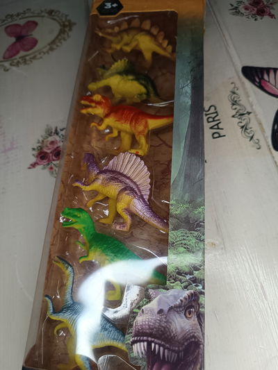 Caja dinosaurios x6