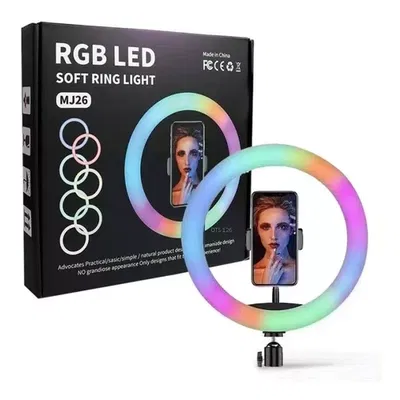 Aro de luz 25cm Rgb/Calida/FRia sin trípode 