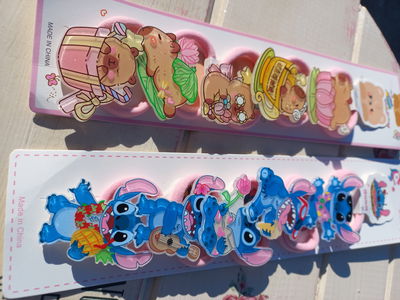 Colita stitch y capibara x1