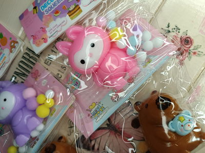 Squishy Labubu y capibara