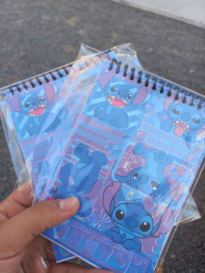 Anotador stitch azul