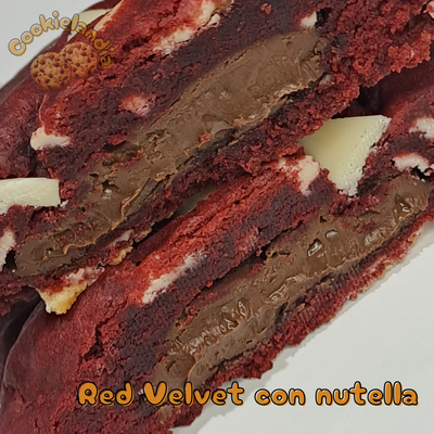 Cookie Red velvet con nutella