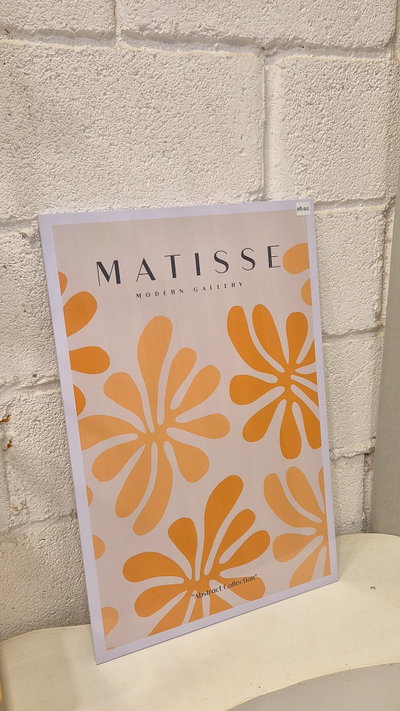 CUADRO MATISSE 40X60 NARANJA