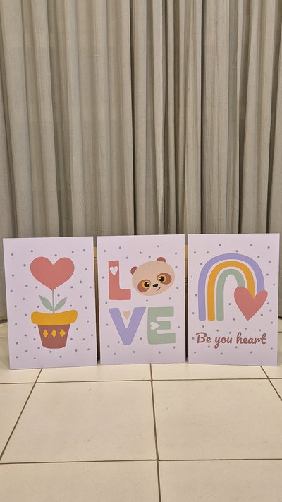 SET CUADROS X3 INFANTIL