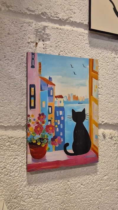 CUADRO GATITO 3
