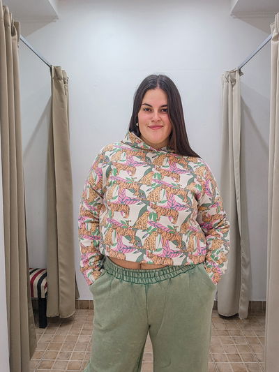 Buzo crop estampado Tyron