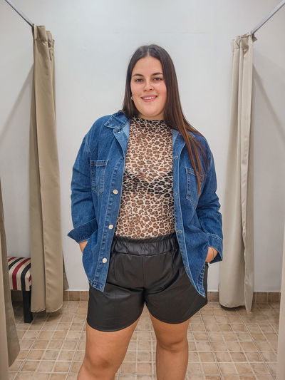 Camisaco de jeans Brida