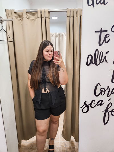 Top de microtul Long