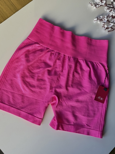 Short seamless con frunce 