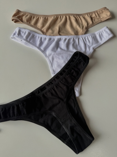 Pack x3 Colaless Algodón y Lycra 