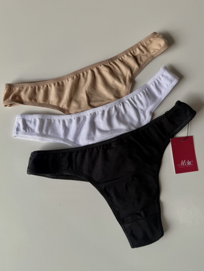 Pack x3 Colaless Algodón y Lycra 
