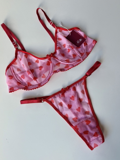 Conjunto Cuore Rosa 