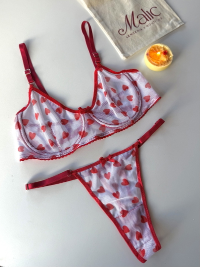 Conjunto Cuore Blanco