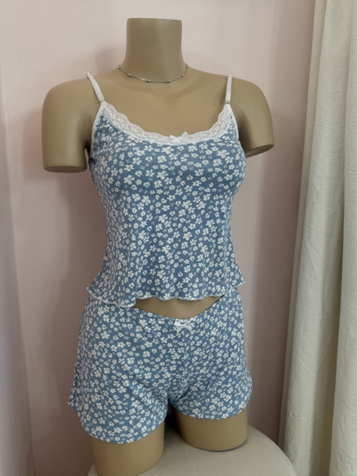 Pijama Amelia Celeste 