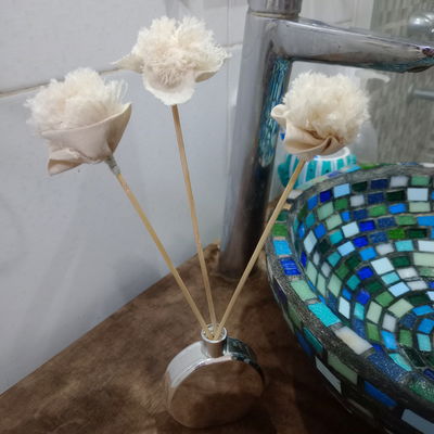 "Pompas de Algodón"  x 3 unidades 