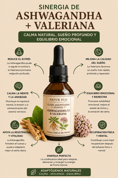 ASHWAGANDHA + VALERIANA