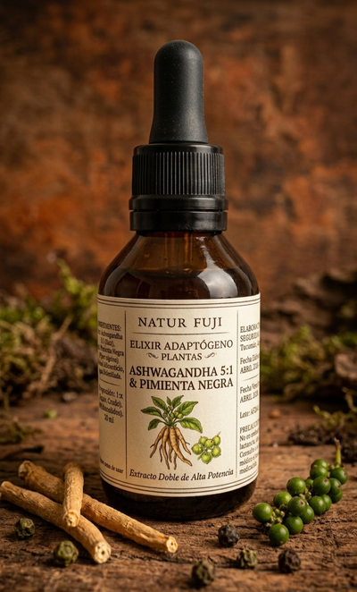 ASHWAGANDHA + PIMIENTA NEGRA 